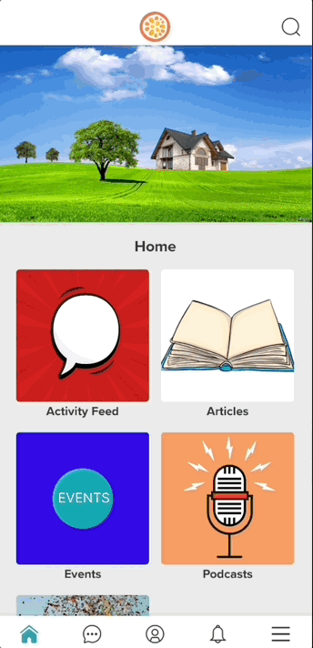 Search for Posts Mobile GIF
