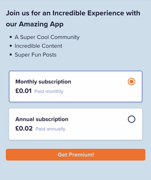Subscription Paywall 1