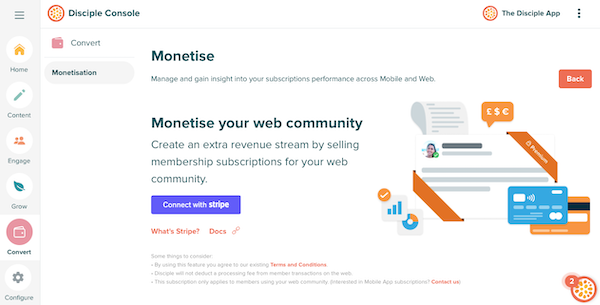 monetisation for web